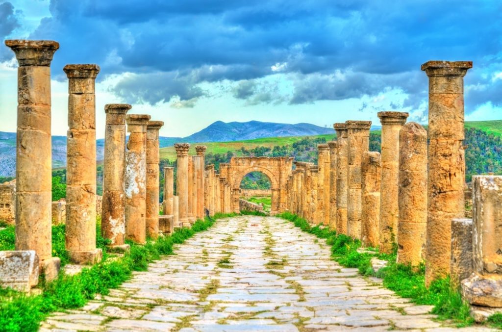 Roman Ruins of Djemila in Algeria
