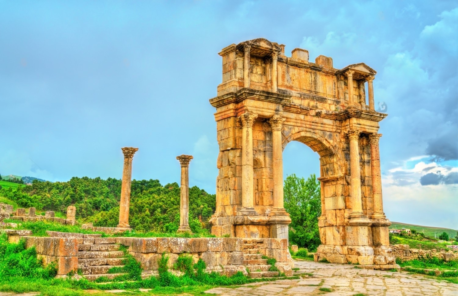 Roman Ruins of Djemila in Algeria
